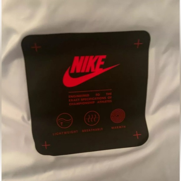 NIKE Down Puffer w/ WindbreakerJacket Women Large Blue 2PC. Set Water Resistant - Picture 12 of 16